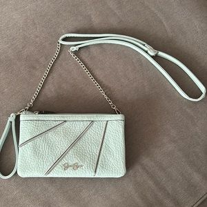 Pre owned! Jessica Simpson light green/blue crossbody bag